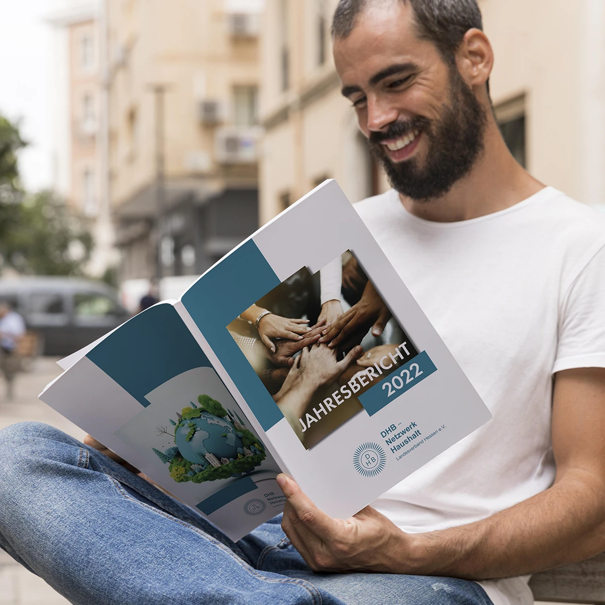 Layout-Entwicklung für hochwertige Geschäftsberichte