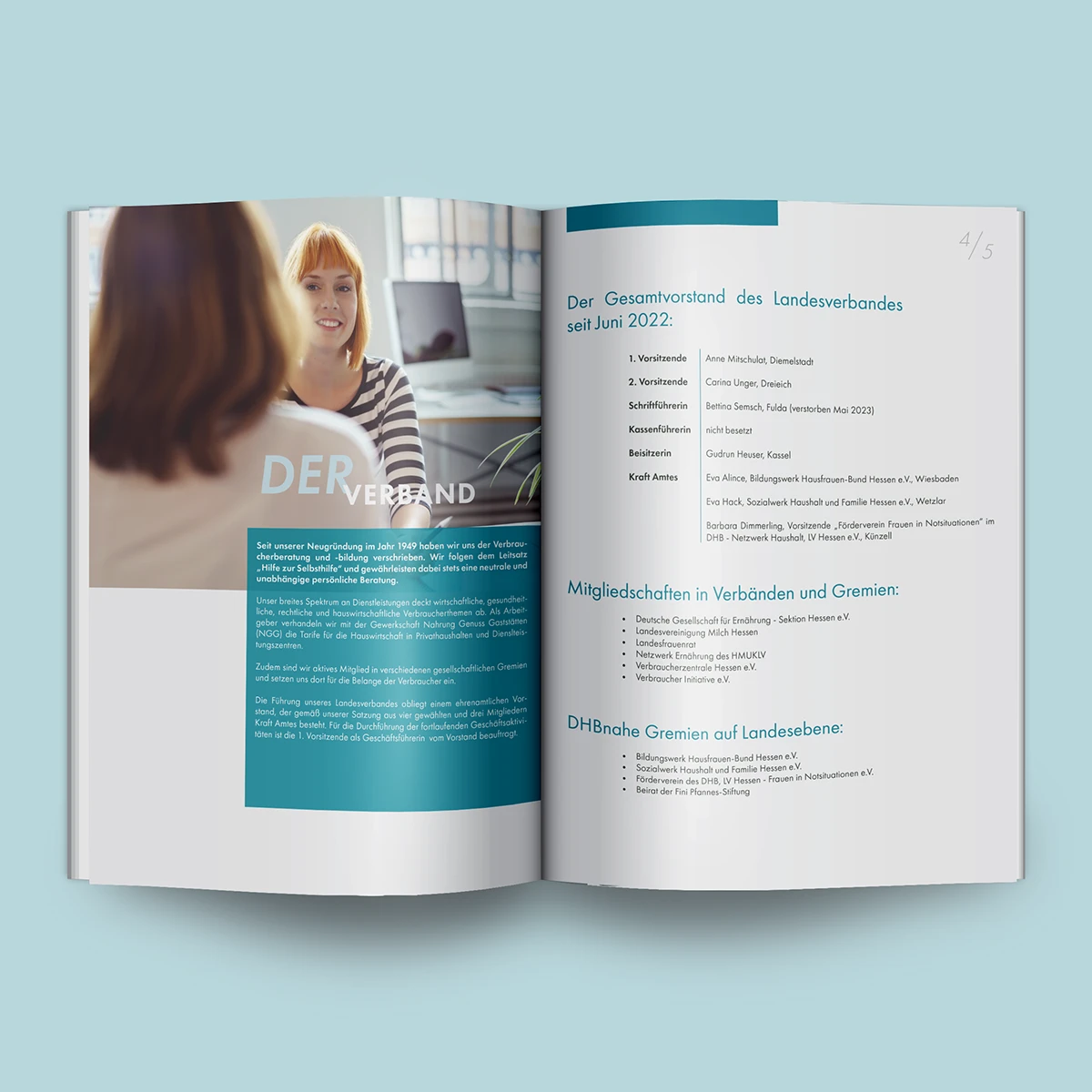 Layout-Entwicklung für hochwertige Geschäftsberichte