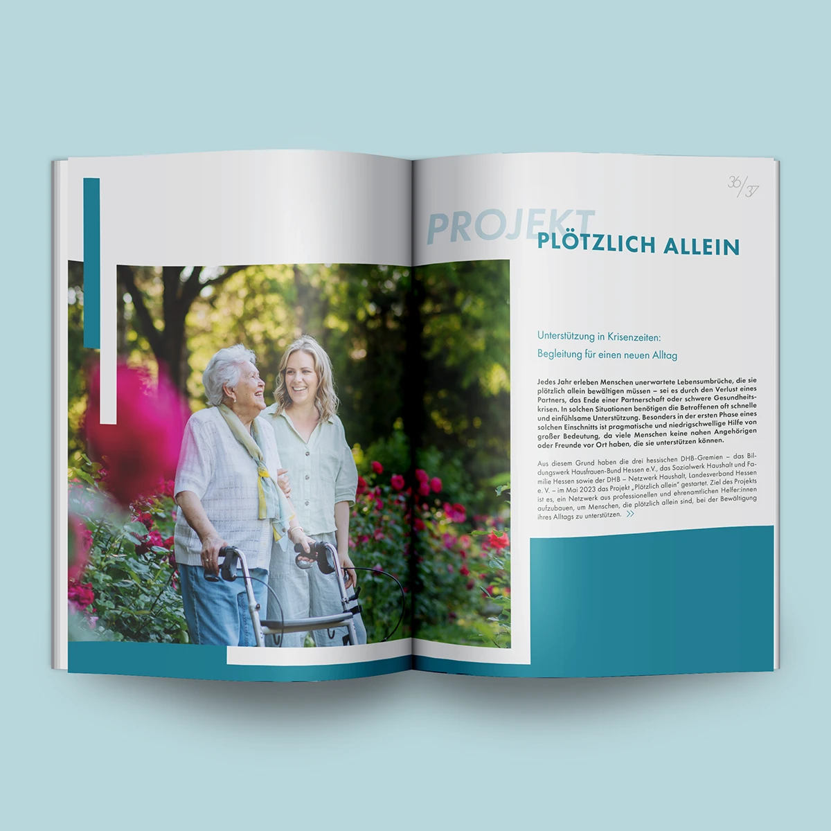 Layout-Entwicklung für hochwertige Geschäftsberichte