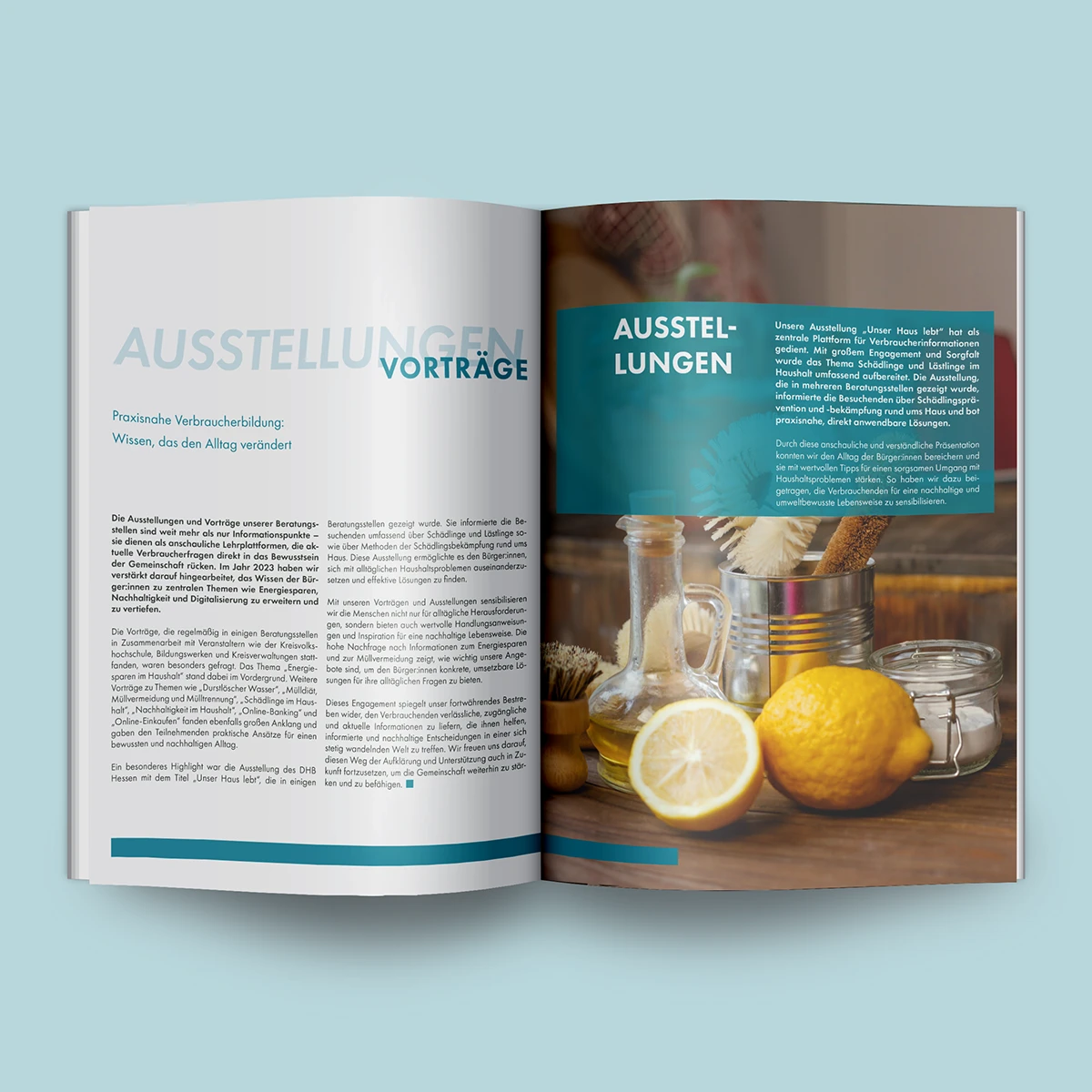 Layout-Entwicklung für hochwertige Geschäftsberichte