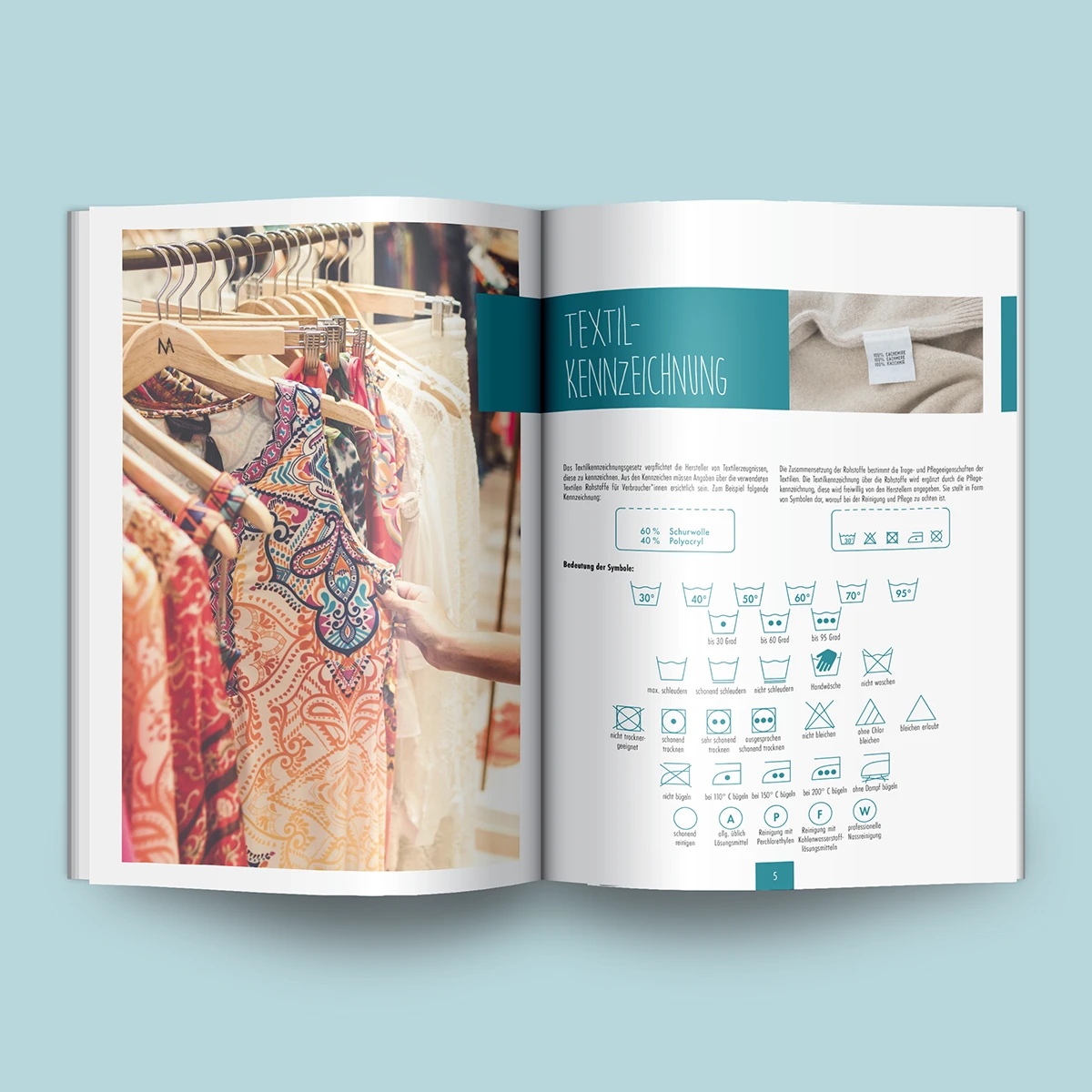 Schönes Layouts eines Handouts für den DHB-Hessen e.V.