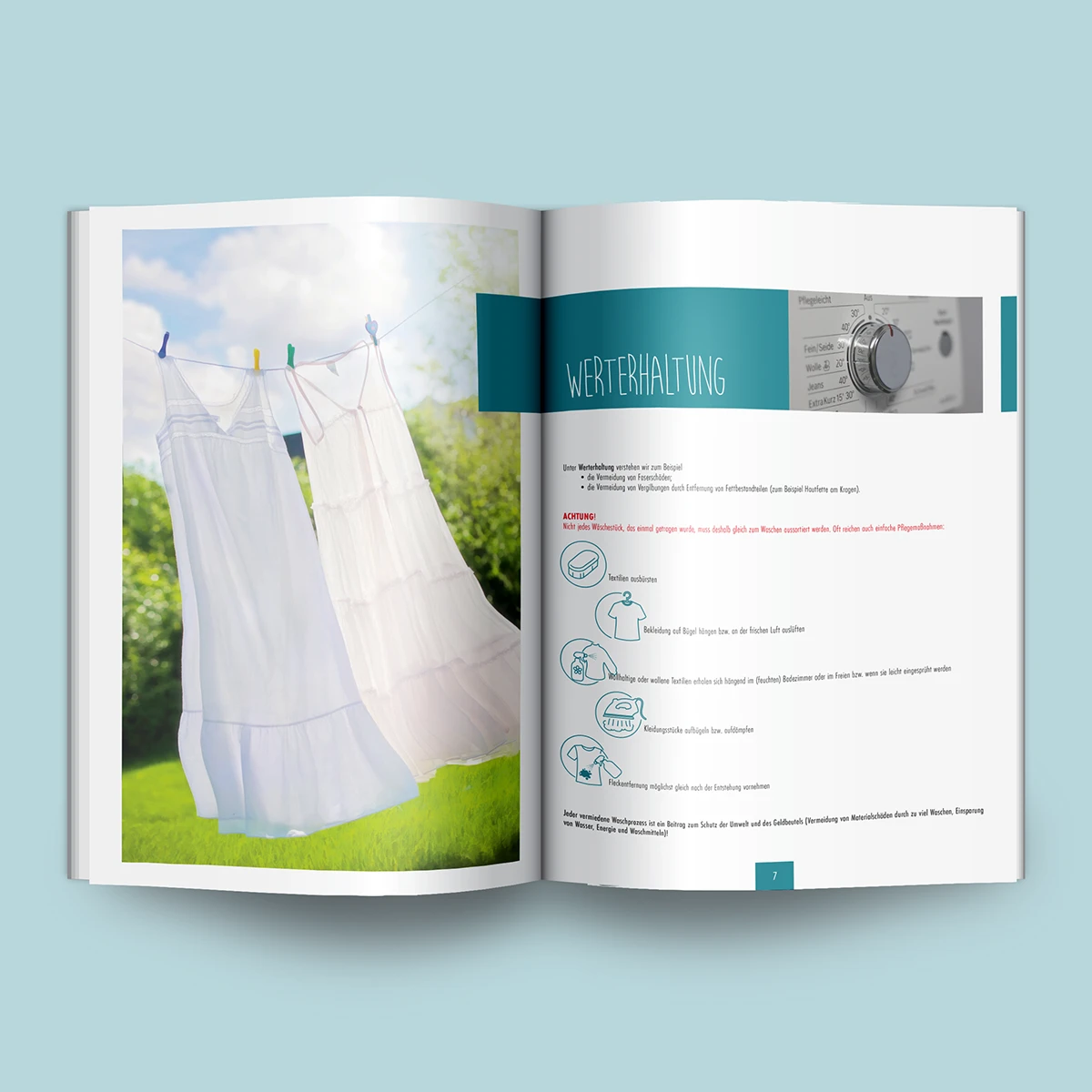 Schönes Layouts eines Handouts für den DHB-Hessen e.V.