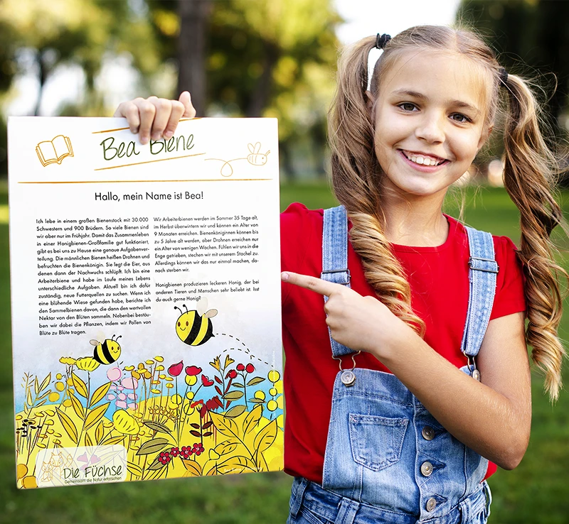 Illustrationen, Layout- und Textentwicklung für Schulungsunterlagen für DIE FÜCHSE