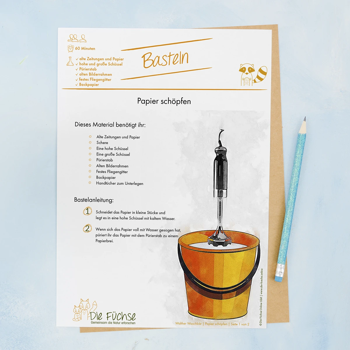 Aufbau und Layout der Walther-Schulungsunterlagen
