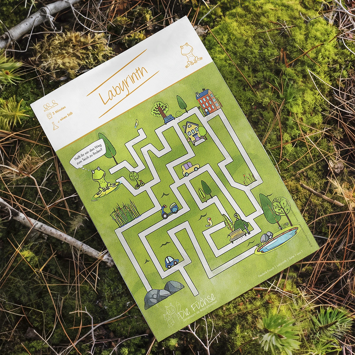 Übersichtliche Doppelseite der Schulungsunterlagen