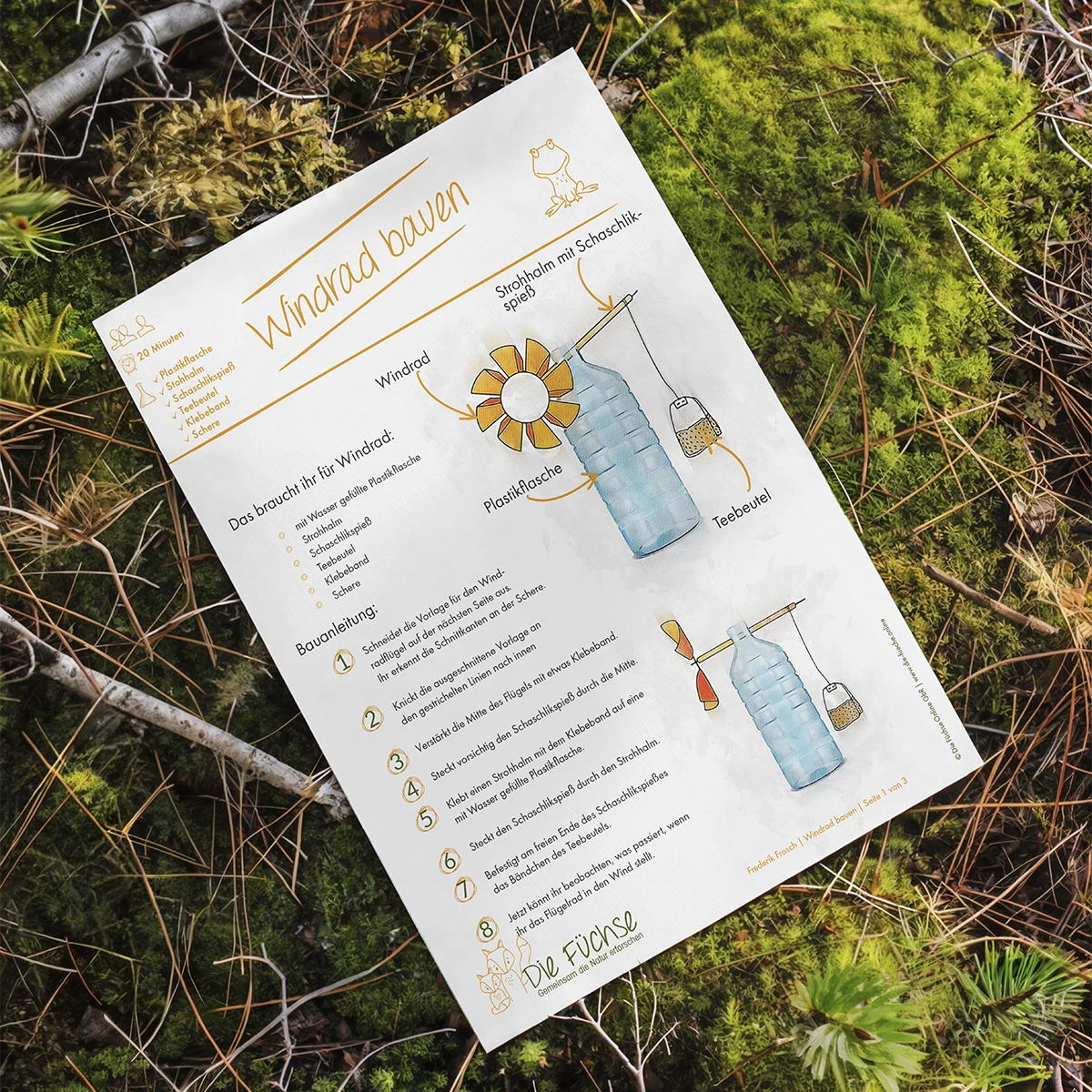 Aufbau und Layout der Schulungsunterlagen