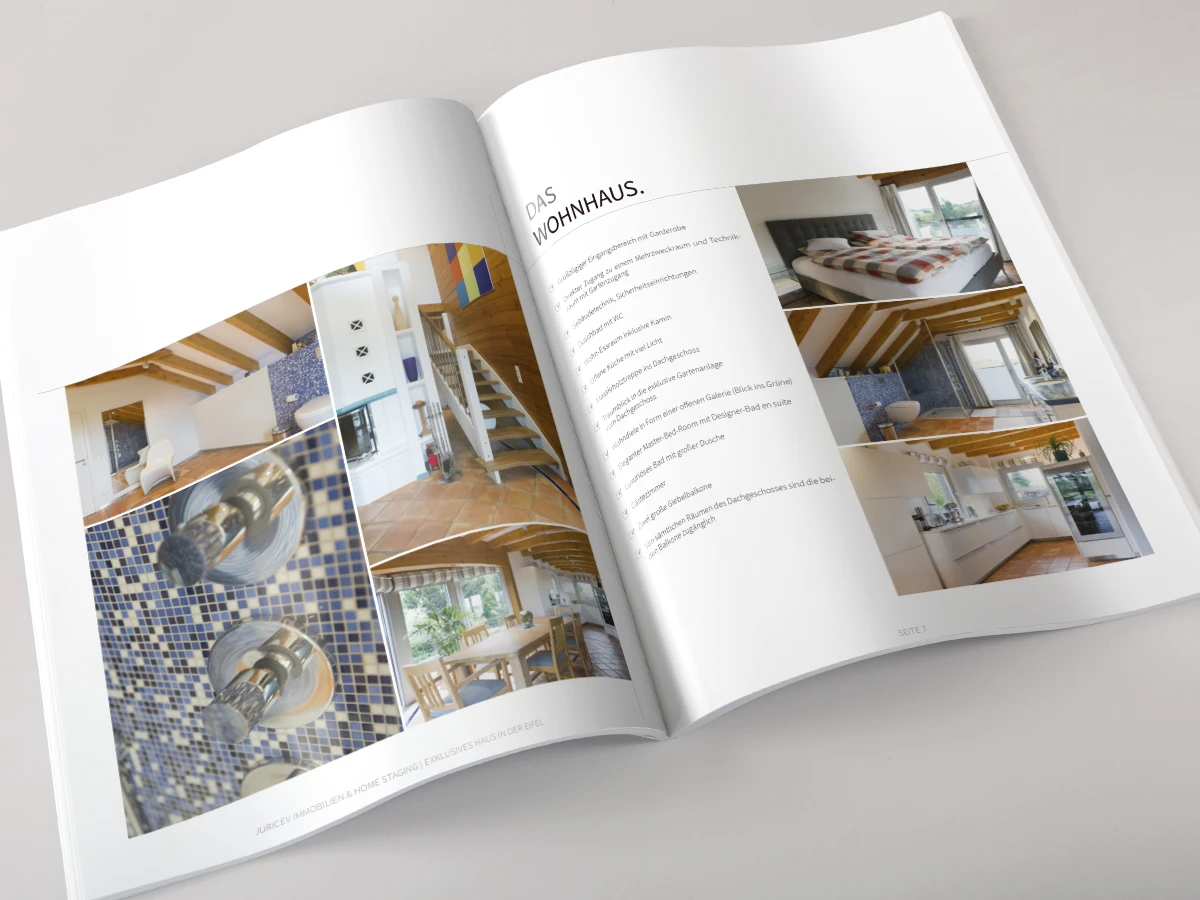 Innenseite der Verkaufsbroschüre