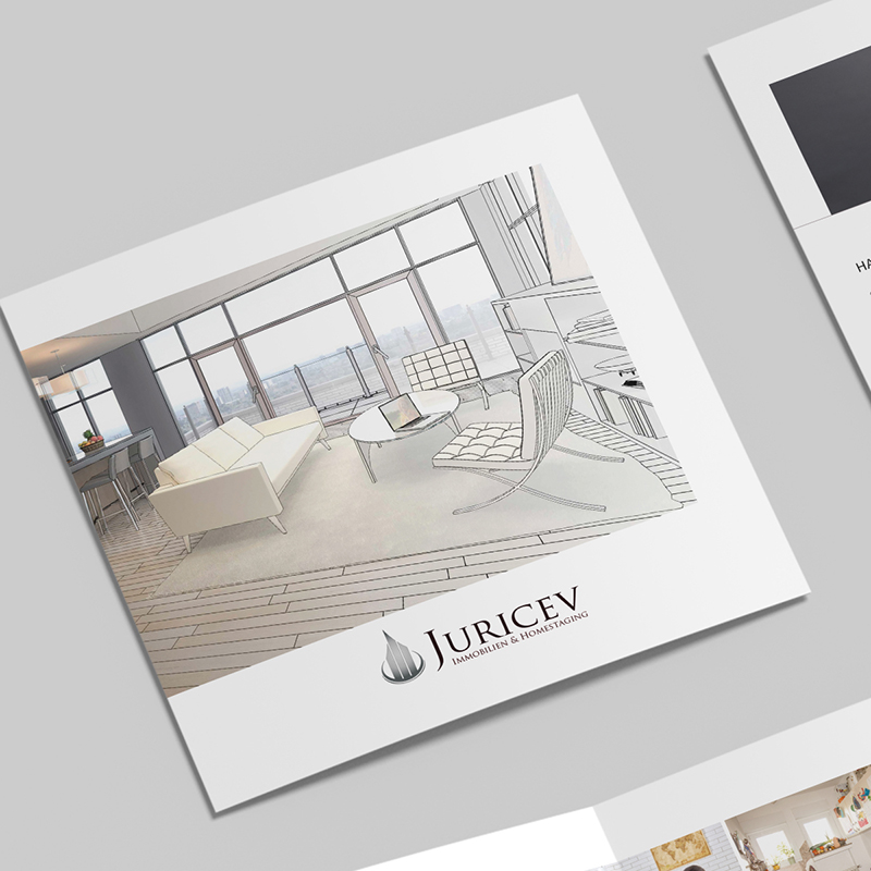 Entwicklung von Flyern im Minimaldesign