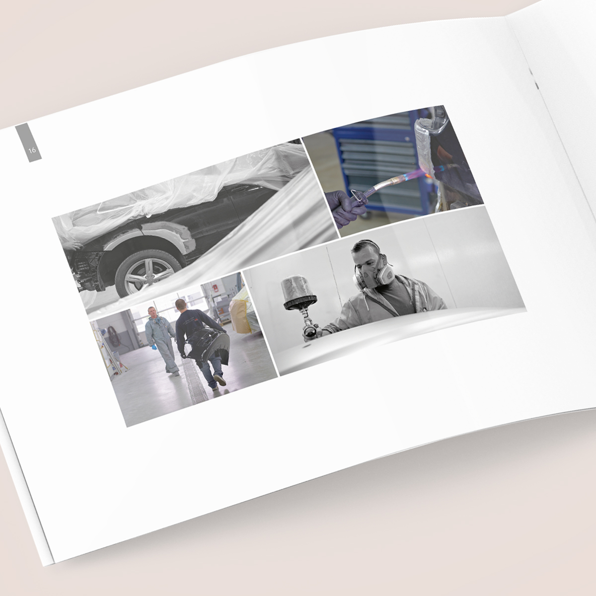 Schönes Layouts einer Nutzenbroschüre | Imagebroschüre für KaroPARTNER