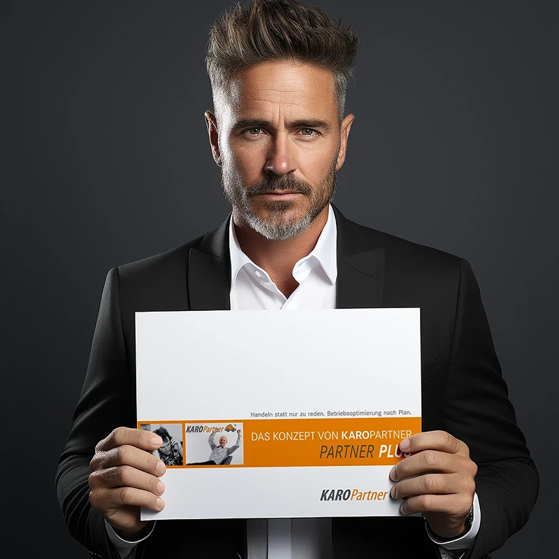 Vertriebs- und Informationsbroschüre für das Partner PLUS-Konzept von KAROPartner
