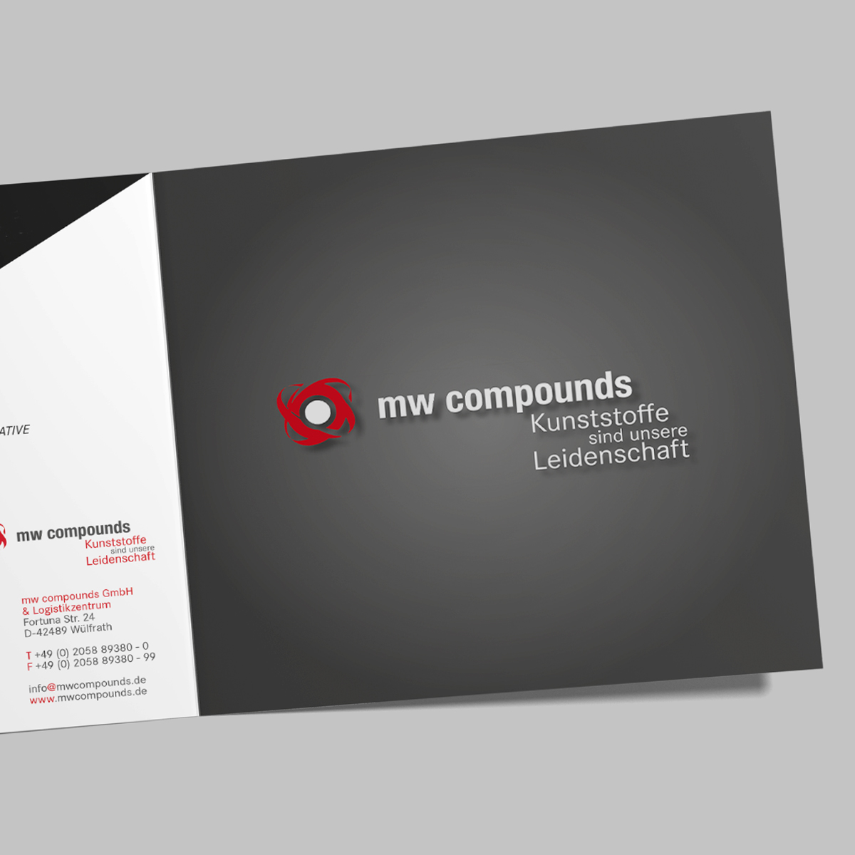 Durch die gekonnte Platzierung von Fotos wirken die Flyer nicht unruhig, sondern bilden eine Einheit. Perfektes Flyer-Layout für technische Produkte