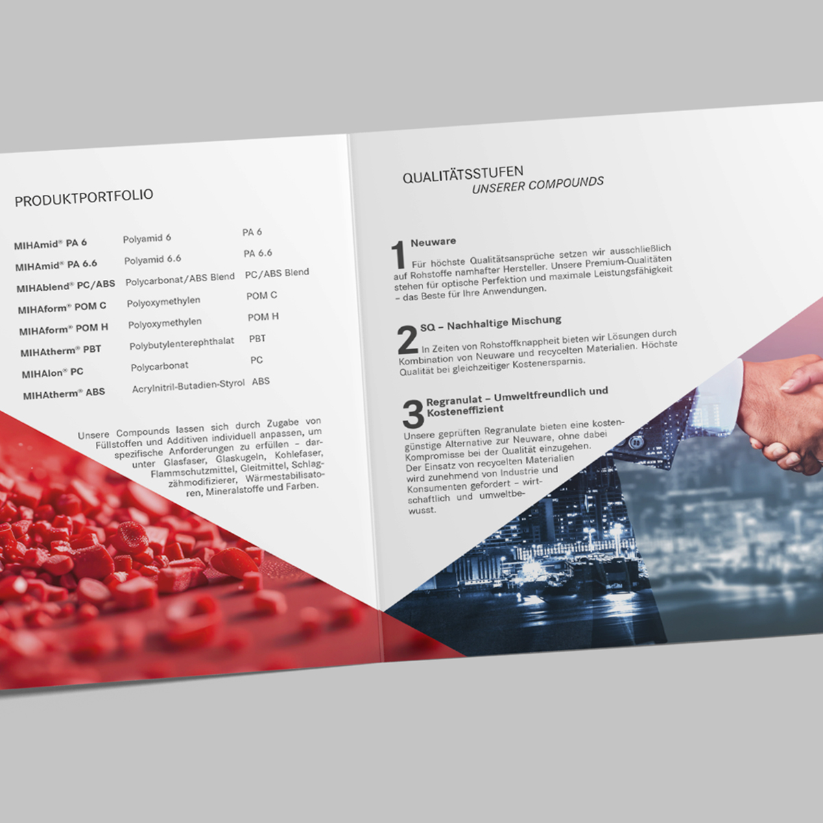 Durchdachtes Flyer-Design für Technik Perfektes Flyer-Layout für technische Produkte